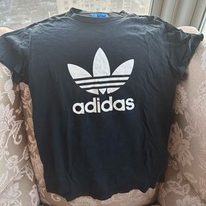 Black adidas t-shirt!!!